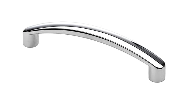 Hettich - Möbelgriff Zinkdruckguss silber 11,0 x 106,5 x 23,5 mm - 1 Stück Filzgleiter & Möbelgriffe