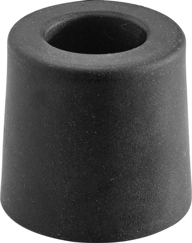 Hettich - Türstopper 40,0 x 40,0 mm Kunststoff schwarz - 1 Stück Türstopper