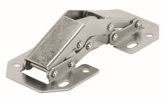 Hettich - Aufschraubscharnier mit Feder 12 Stück 104 x 44 mm, 12 Stück Möbelbeschläge