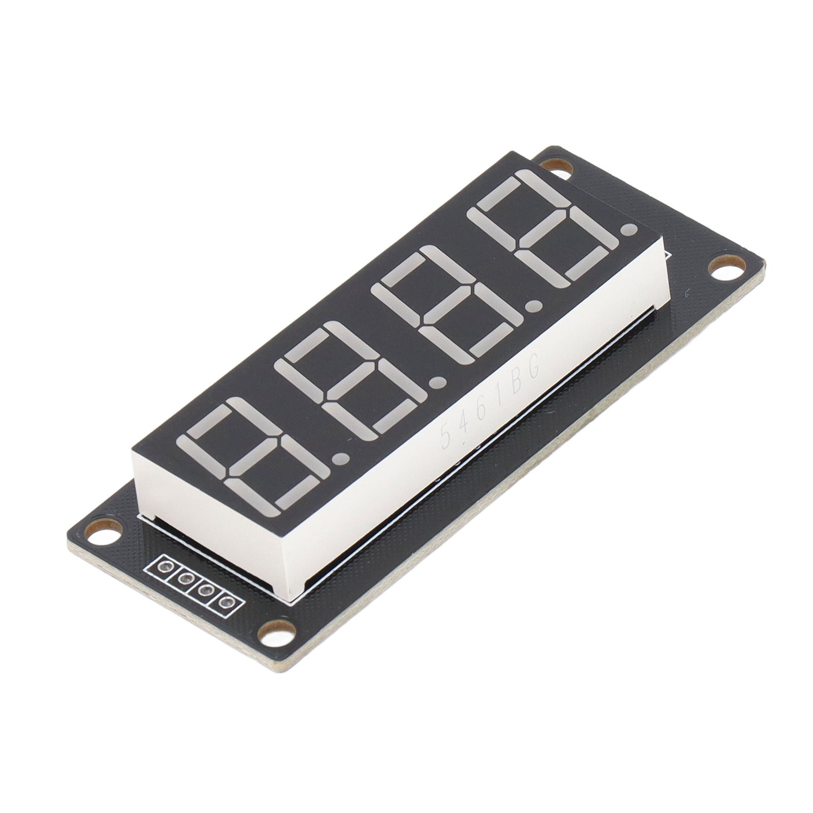 4er-pack Led-segment-digitalanzeigemodul, 4 Bit, 7 Segmente, Leiterplatten-uhrmodul, 0,56 Zoll, Mra172d, Grün