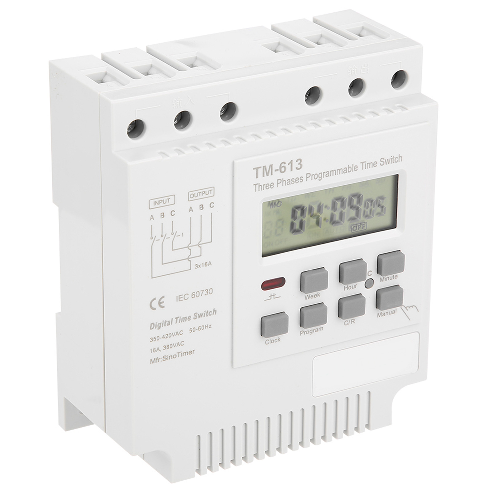 Tm-163 Dreiphasen-380v-smart-digital-wochenprogrammierbarer-steuer-zeitschalter