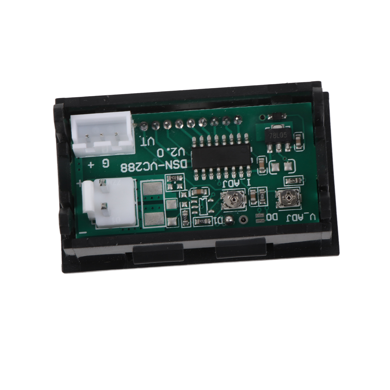 Digitales Strom-voltmeter Mit Led-doppelanzeige (rot Und Blau), Digitales Voltmeter Und Amperemeter, Dc 0 Bis 100 V, 50 A