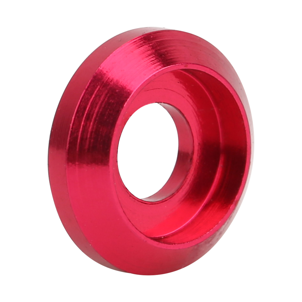 20 Stück Schraubenscheiben Aus 6061 Aluminiumlegierung Für M3-innensechskantschrauben, Pink