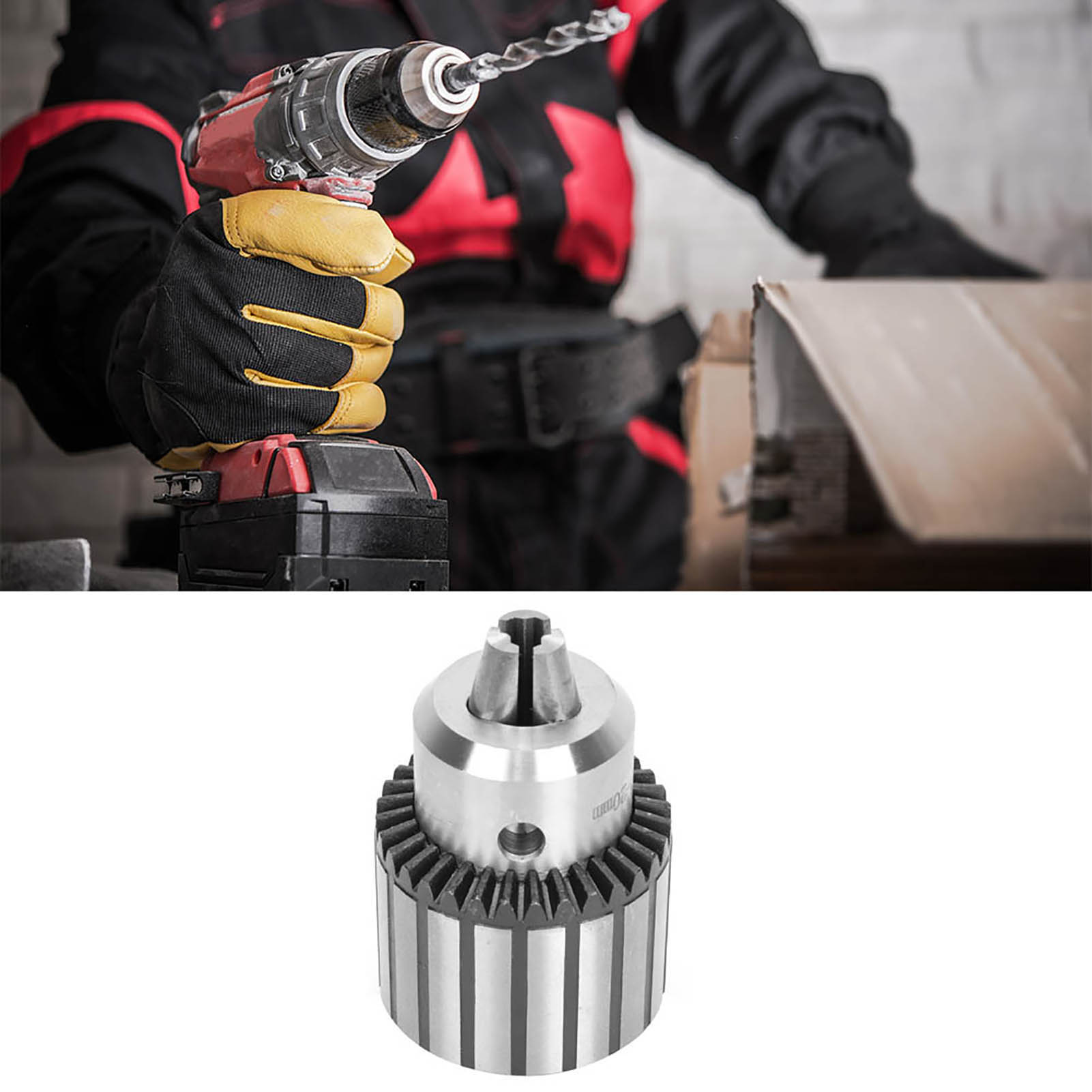 5-20 Mm B22 Hochleistungs-bohrfutter Mit Schlüssel Für Cnc-drehmaschinen Und Tischbohrmaschinen Zur Metallbearbeitung