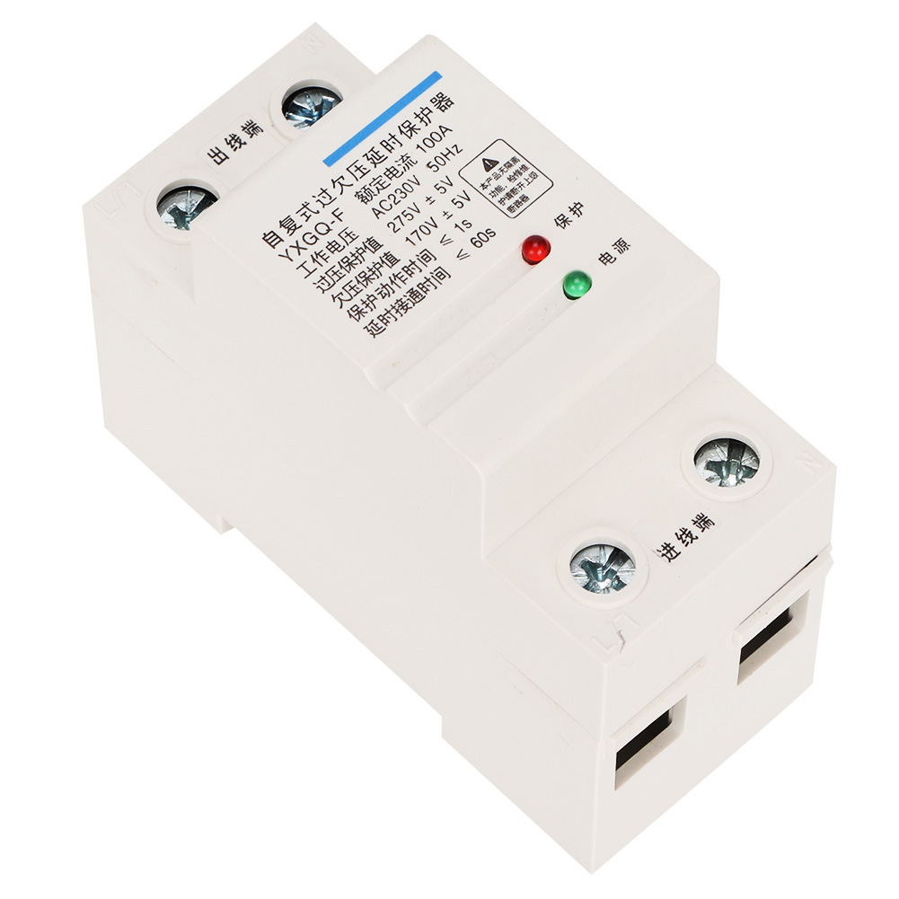 2p 100a Automatisches Über- Und Unterspannungsverzögerungsrelais Mit Wiederherstellung