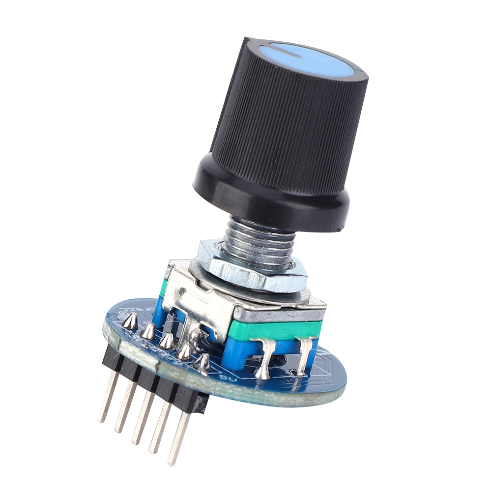 2 Stück Drehgebermodul, Hochwertiges Potentiometer, Elektronisches Bauteil, 5 V