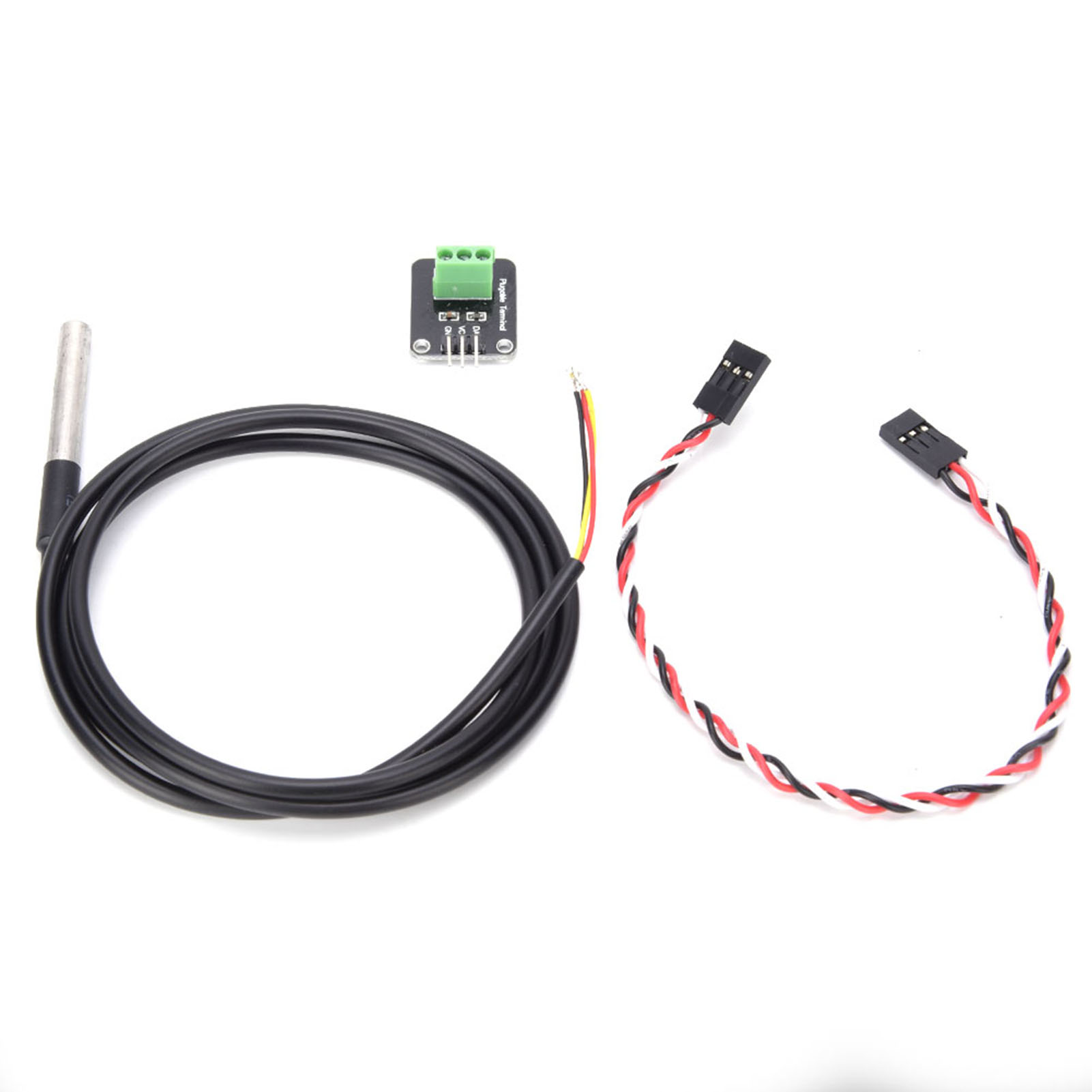 Temperatursensormodul-kit Mit 1 Wasserdichten Edelstahlsensor-elektronikbauteil