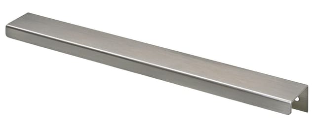 Möbelgriff Aluminium Edelstahl Optik 12,5 x 280 x 35 mm - 1 Stück Möbelgriffe - Hettich