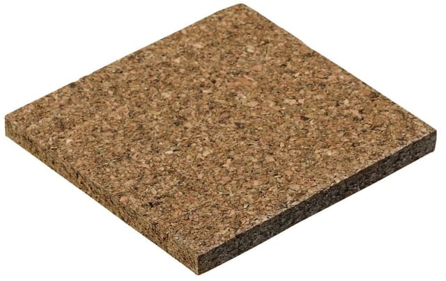 Korkgleiter braun 40 x 40 x 3.0 mm - 8 Stück Stuhlgleiter - Hettich