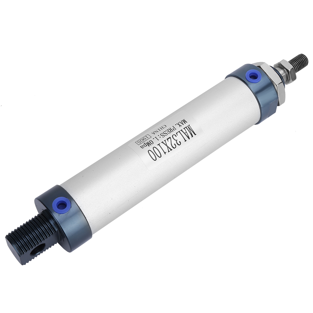 Mal 32mm Einfachkolben-doppelwirkungs-mini-pneumatikzylinder Aus Aluminiumlegierung (hub 100mm)