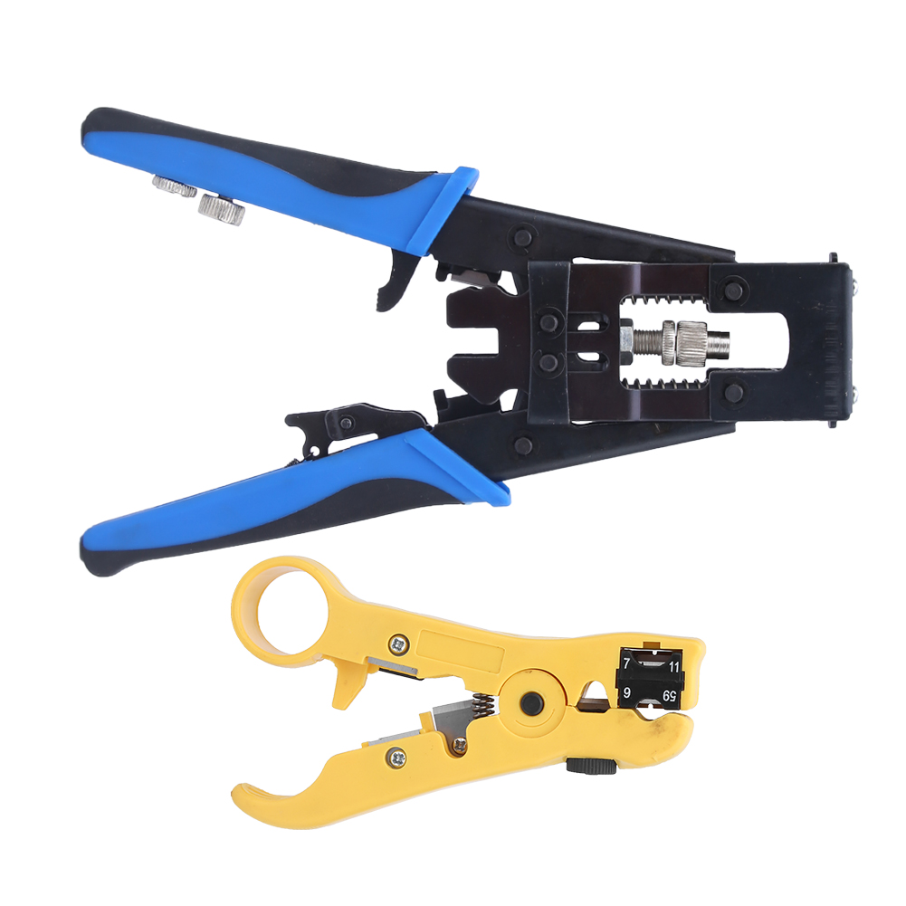 Koaxialkabel-crimpzange, Abisolierzange Für F/bnc/rca-kabel, Netzwerkzange