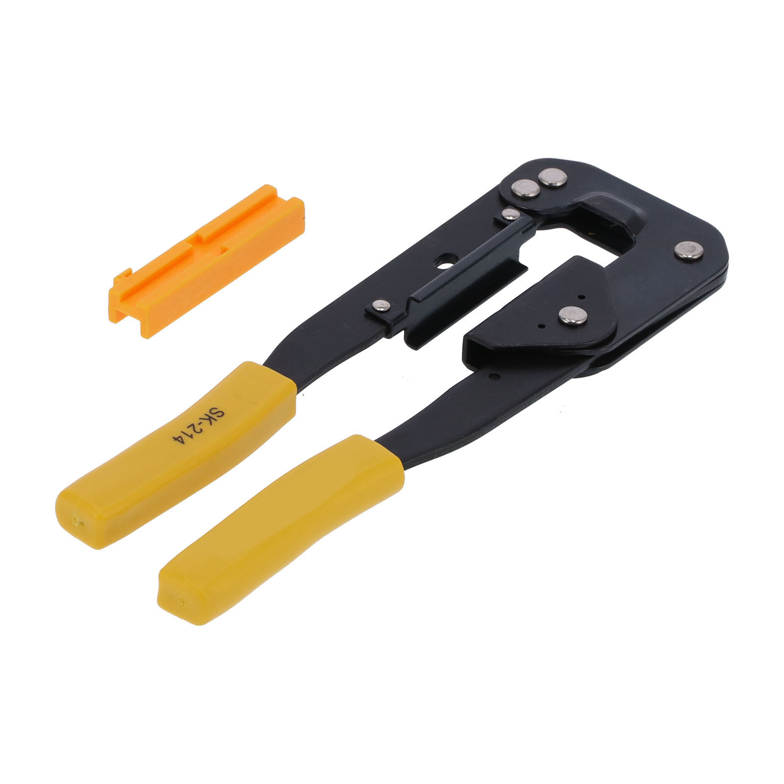 Sk-214 Flachbandkabel-crimpzange, Handzange Aus Hochkohlenstoffhaltigem Stahl Mit Matrizenhalter