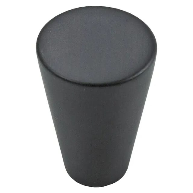 Hettich - Möbelknopf Zinkdruckguss schwarz ø 20,0 mm - 1 Stück Möbelgriffe
