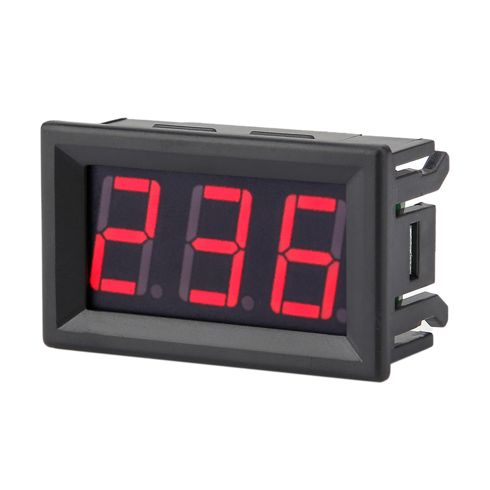 Digitales Voltmeter 0,56 Zoll Zweidraht-wechselstrom 70-380 V Digitales Led-display Spannungsmesser (rot)