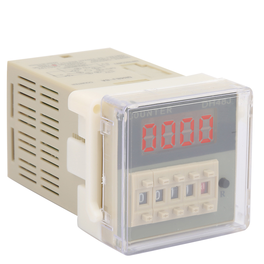 O111rom Dh48j-8a Lcd Digital Electronic 8 Pins Counter Delay Time Relay 0-999900(220vac)