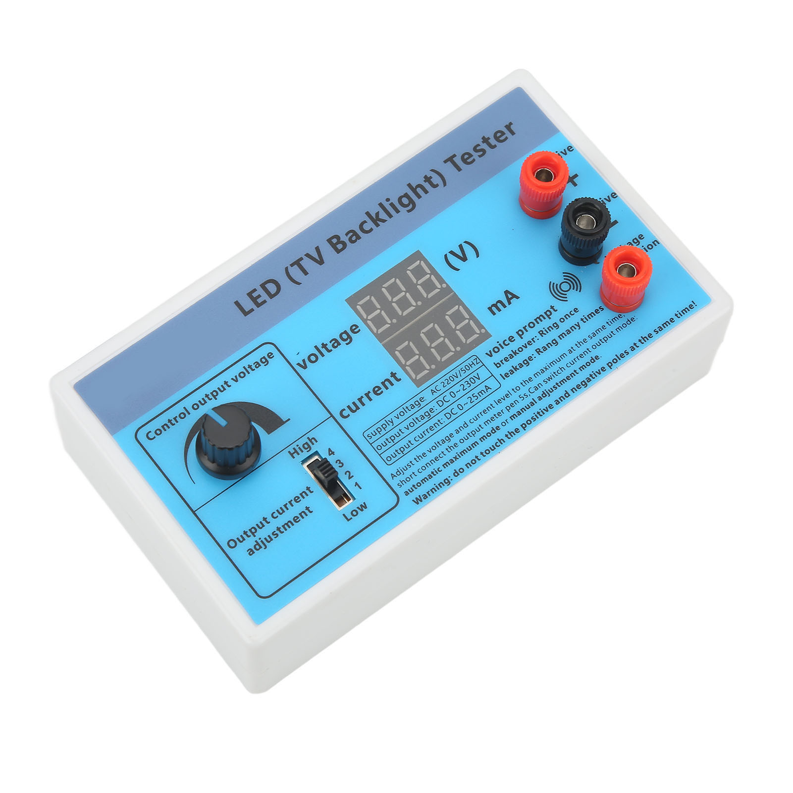 Multifunktions-led-tv-hintergrundbeleuchtungstester, Reparaturwerkzeug Für Led-streifen Und Led-leuchtperlen, Lichtdetektor, 0–230 V Ausgang, Eu-stecker 220 V