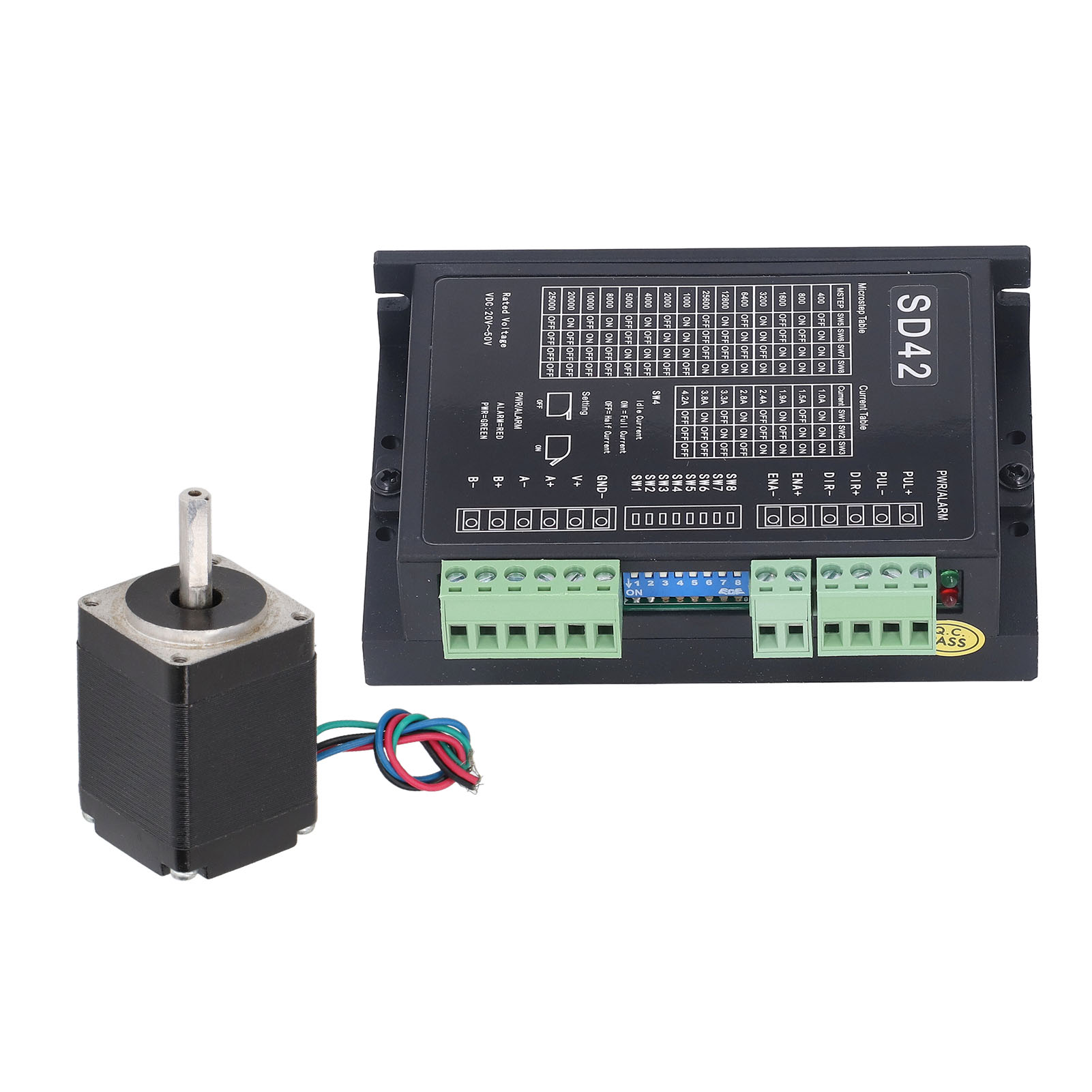 2,1 V Dc 1,5 A 2-phasen-schrittmotor Mit Kupferspule, Dc 20–50 V Treiber Für Cnc-werkzeugmaschinen