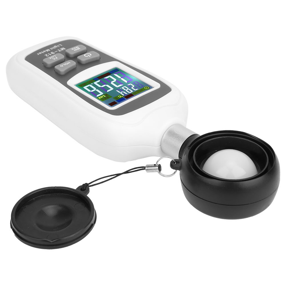 Tragbares Digitales Lichtmessgerät (0-20000 Lx) Mit Hoher Genauigkeit, Fotometer, Luxmeter Und Temperaturmesser
