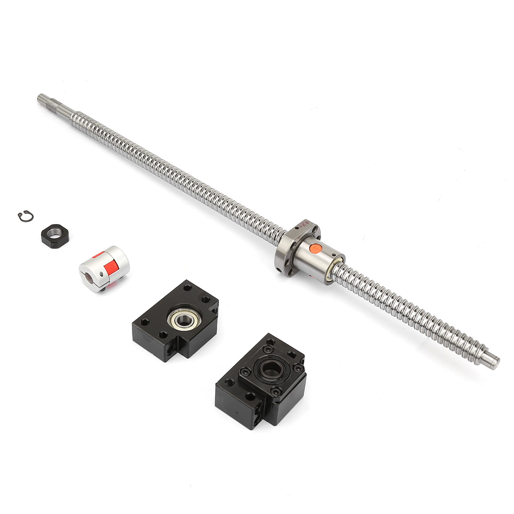 500-mm-kugelgewindetrieb + Mutter Bk/bf12, Stützsitz 6,35 X 10 Mm, Kupplungssatz