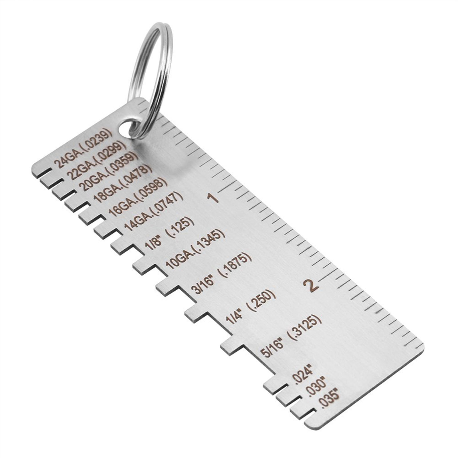 Dickenmessgerät Für Edelstahldraht/metallblech, Schweißlehre, Prüfwerkzeug Für Plattierte Bauteile