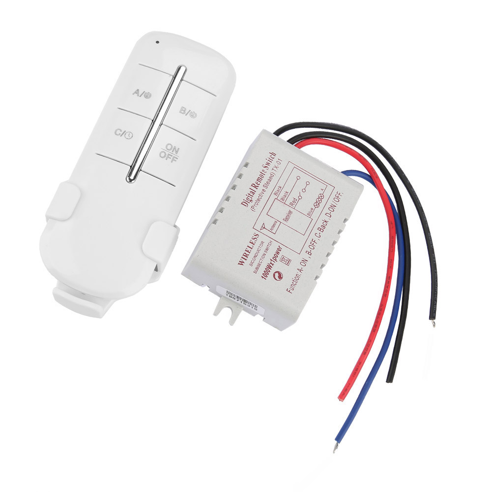 Ein/aus Ac180-240v Funkempfänger Lampenlicht Rf-fernbedienungsschalter (1-weg 1000w)