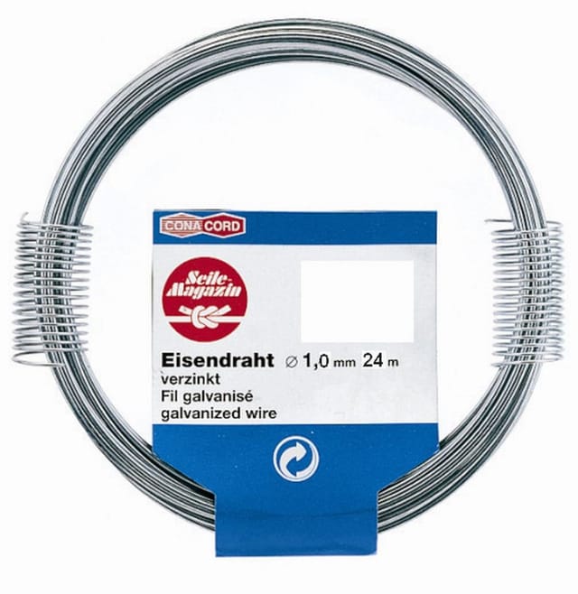 Eisendraht ø 1,0 mm x 24 m Draht - Conacord