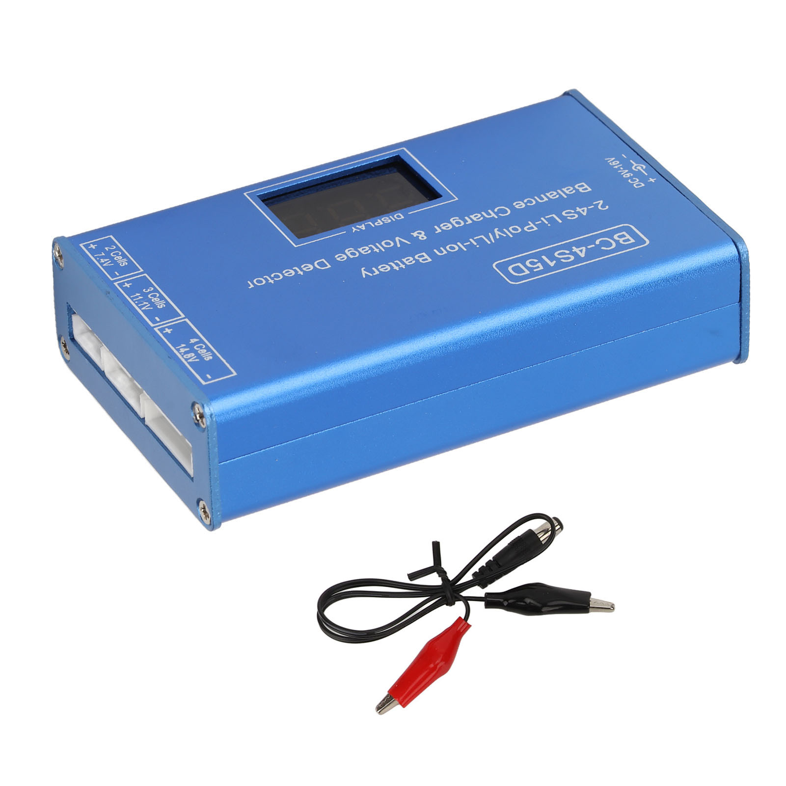 Batterie-balancer-ladegerät 2–4s Spannungsprüfer Digitalanzeige Ac 100–240 V Für Lithium-batterien Eu-stecker