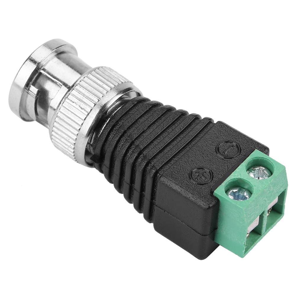 10 Stück Grüne Koaxial-bnc-stecker-kabelanschluss-adapter Cctv-video-balun-kamera