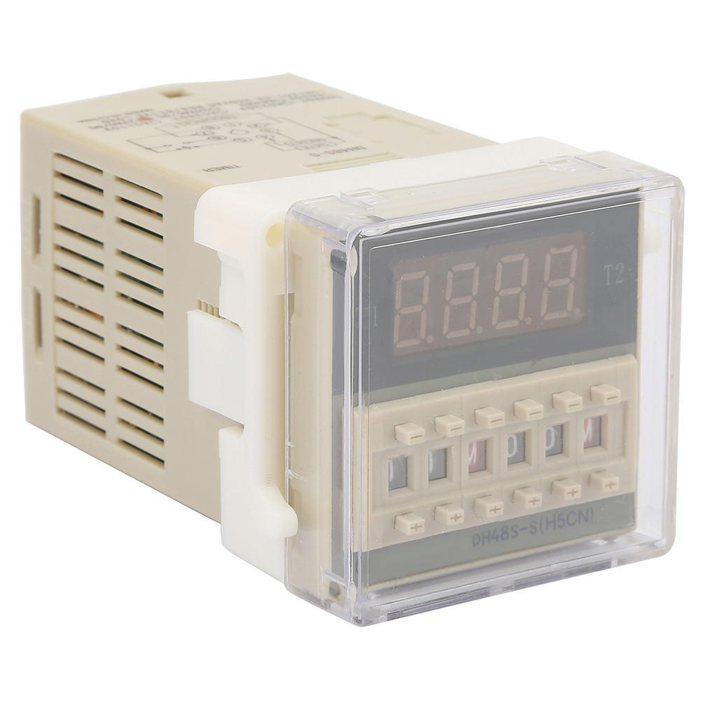 O111rom Dh48s S-2z Robustes Lcd-display Zeitgeber-verzögerungsrelais 8 Pins 0,1s-99h (24vac/dc)