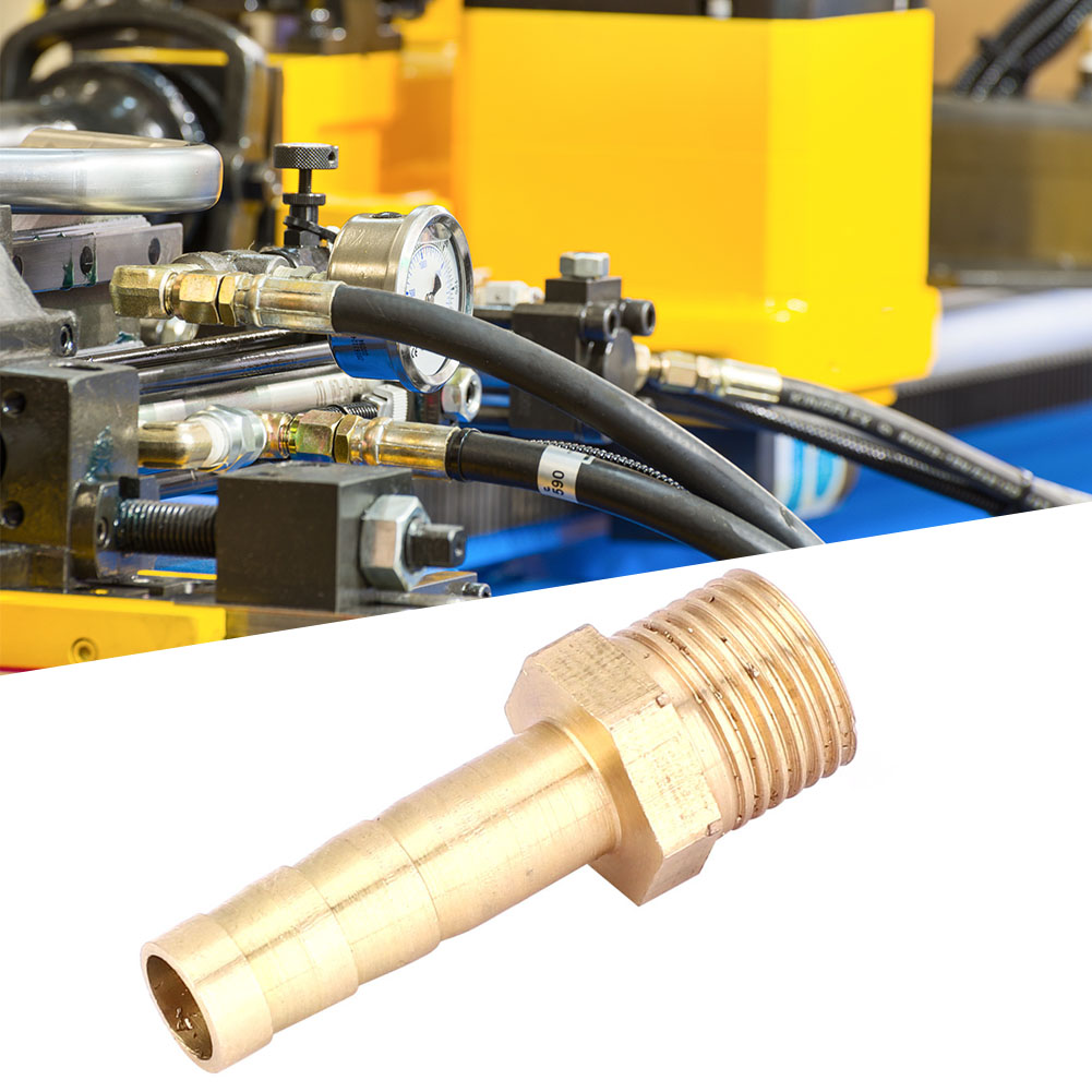 5 Stück G1/8 Außengewinde-schlauchverbinder Aus Messing Für Gas- Und Flüssigkeitsleitungen, 6 Mm