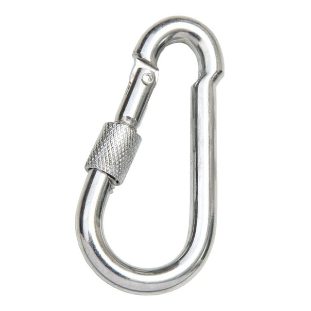 Karabinerhaken 10x100 mm Karabiner Haken Schraubkarabiner Feuerwehr - Conacord