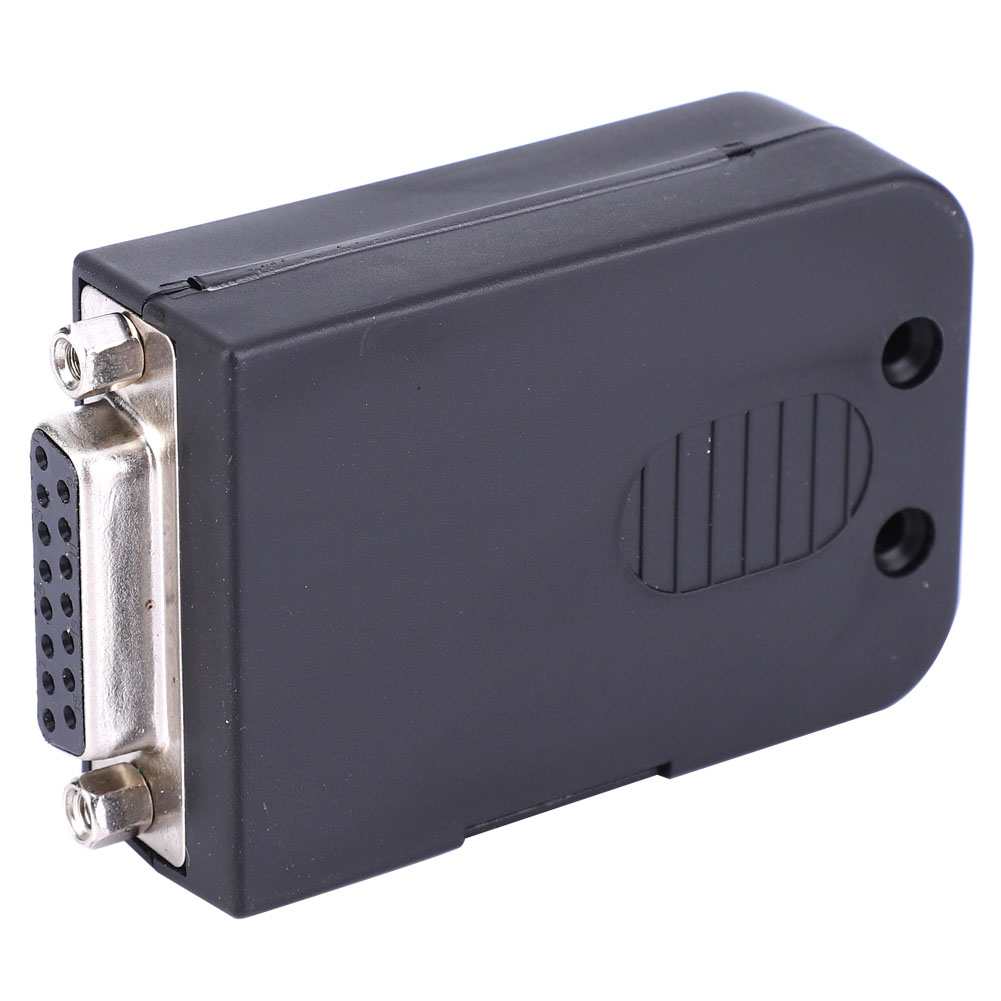 2 Stück Db15-m1-01 Mutter-typ-buchsen-seriell-steckverbinder-adapter Für Klemmen-breakout-board Mit Schwarzem Gehäuse