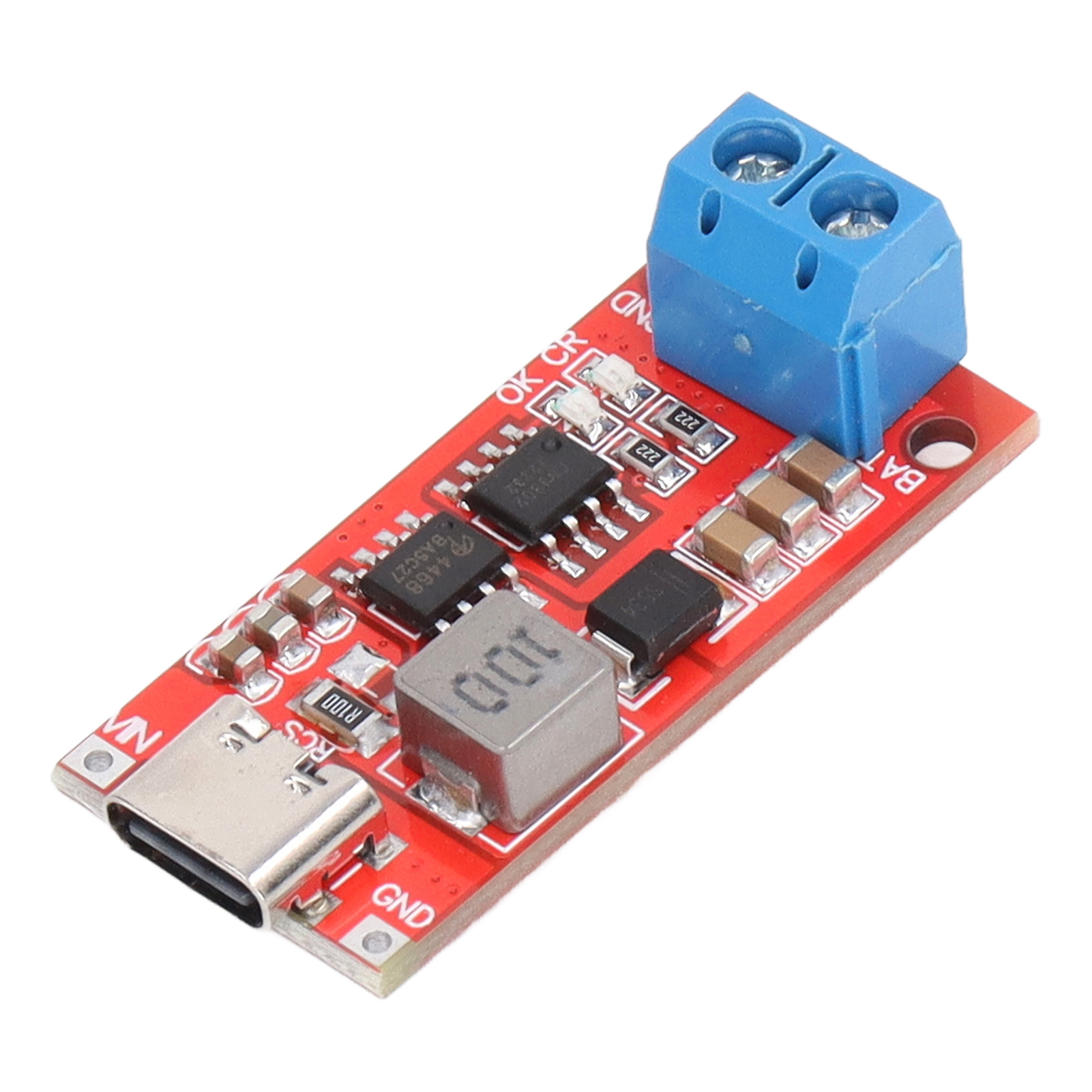 3s Typ C Auf 12,6 V Lithium-akku-ladegerät, Schnellladeplatine, Dc 3–6 V Eingang, Rot, 1 A