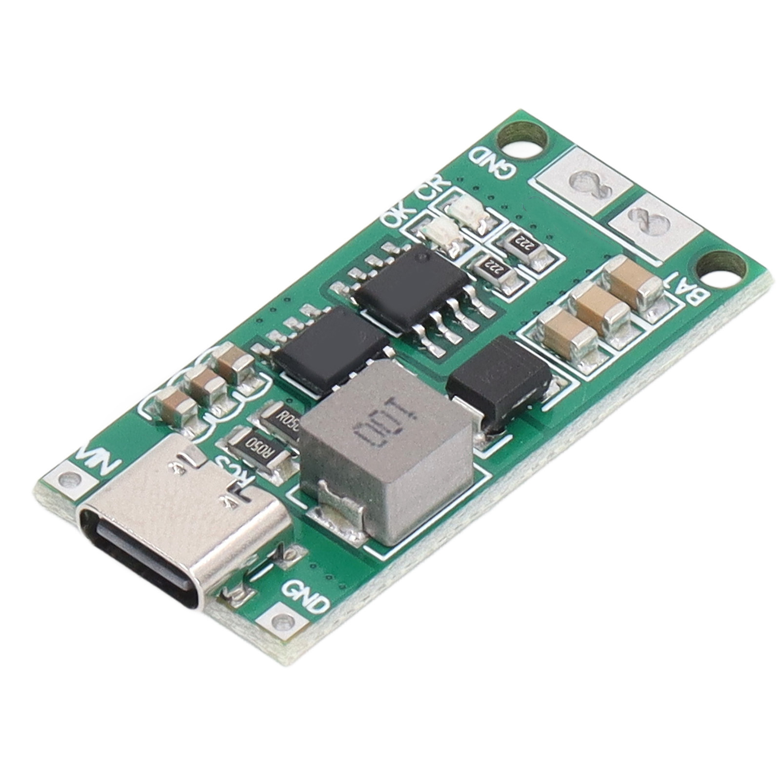 Batterielademodul Typ C Auf 8,4 V, Guter Schutz, Boost-spannung, Lithium-batterie-ladeplatine, Grün, 4 A