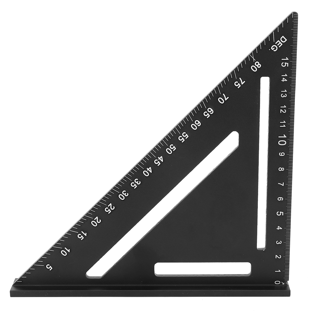 Dreieckiger Winkelmesser Für Die Holzbearbeitung Aus Aluminiumlegierung, Industrie-winkelmesser, 0–90°, 1 Mm–150 Mm