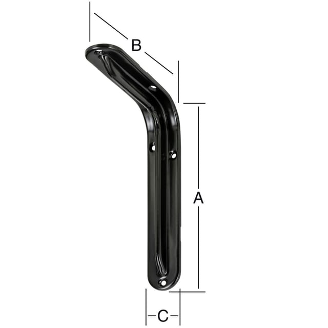 Format Konsole 195x135x36 mm schwarz - Vormann