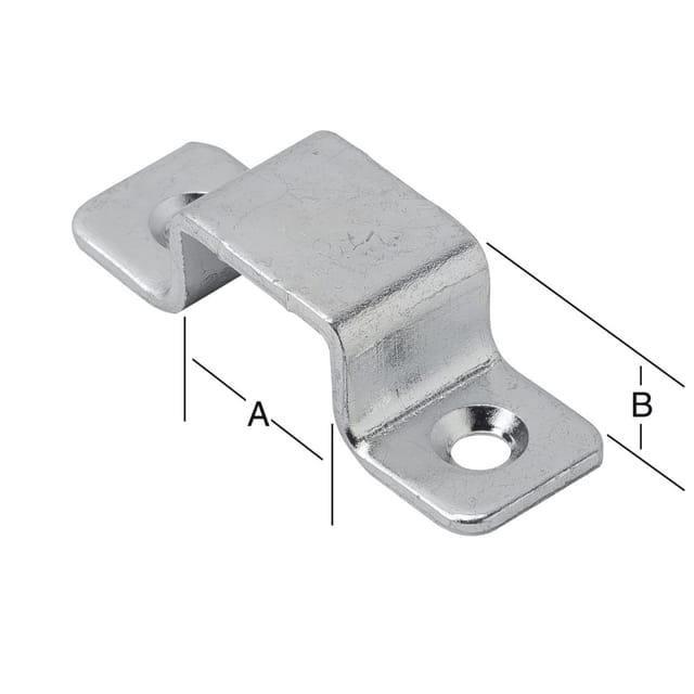 Vormann - Riegelschlaufe 30x14 mm verzinkt Schlaufe Riegel Riegelhalter Türriegel Fenster