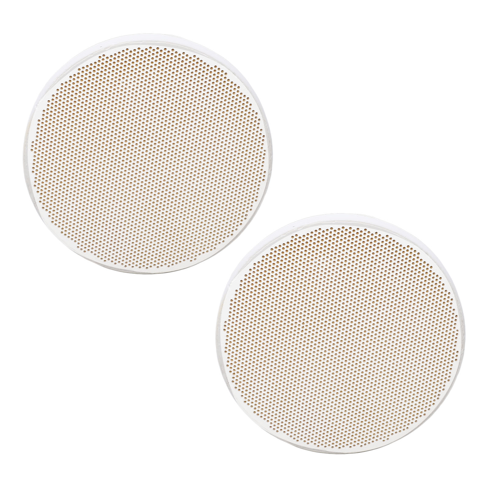 2 Stück Runde Schweißplatten Mit Mehreren Löchern, Quarz-schweißfliesen, Schmuck-wärmedämmplatten, Klein