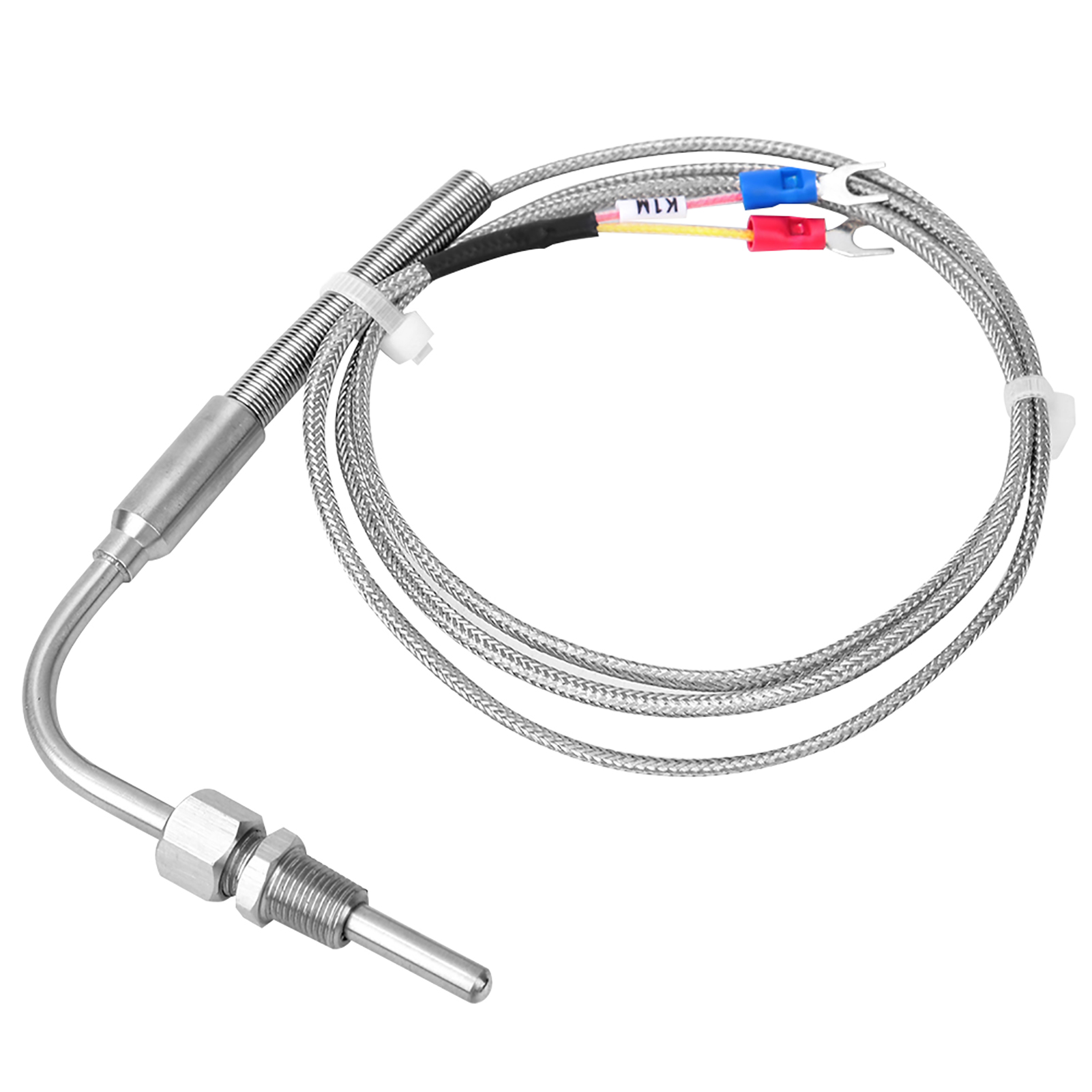 Thermoelement-temperatursensor Typ K, 90°-winkel-temperaturfühler, Pt1/8-gewinde Mit 1 M Kabel