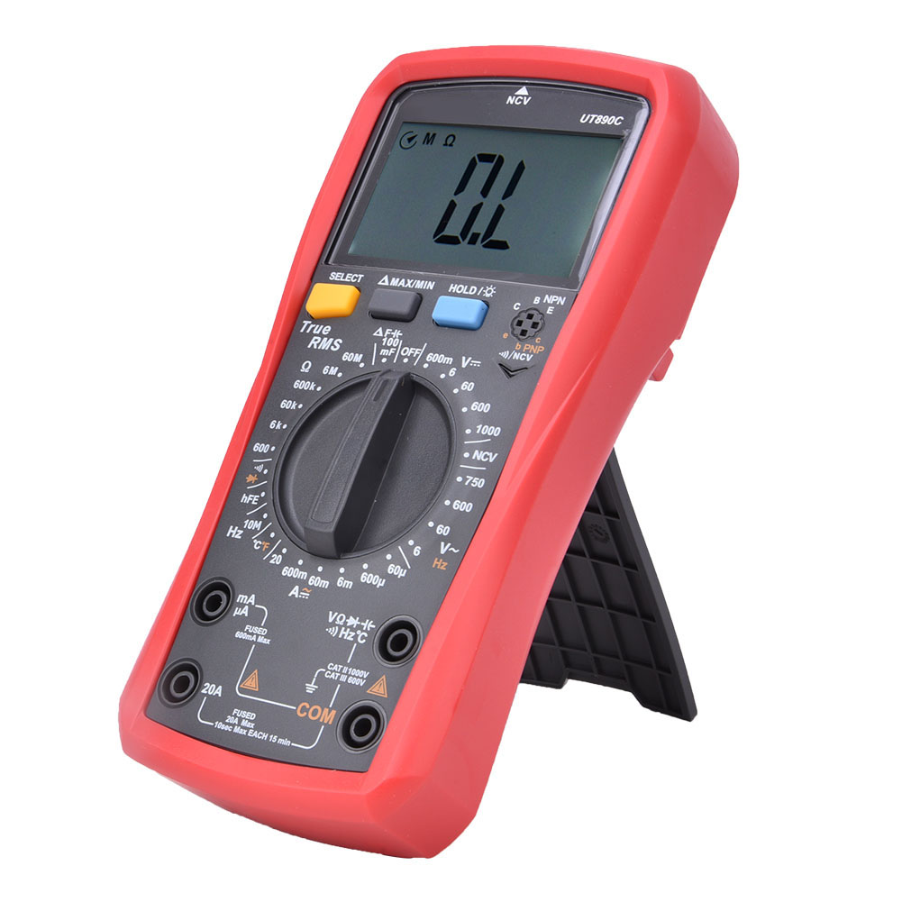 Uni T Ut890c 6000-stelliges Multifunktionales Digitales Multimeter Mit Manueller Bereichsanzeige Und True Rms-messung