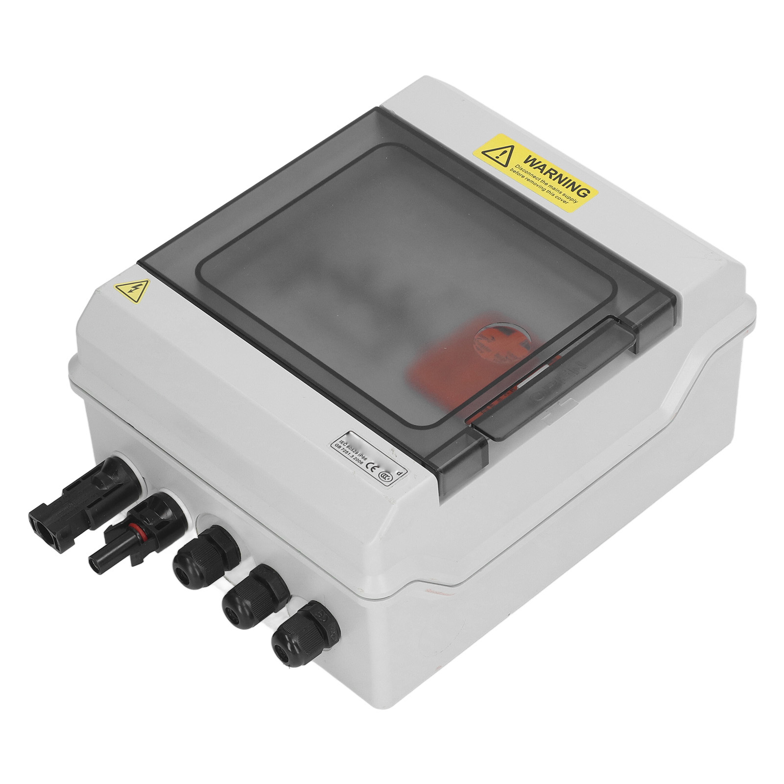 Dc1000v Pv-kombinationsbox 1 In 1 Out Solar-kombinationsbox Mit 15a-sicherung Und 16a-dc-leistungsschalter Für Stromerzeugungssysteme