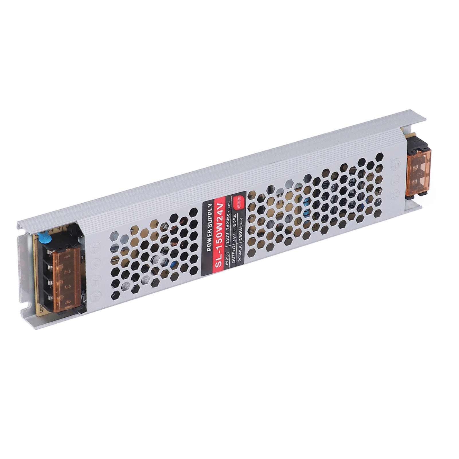 Ultradünnes Led-netzteil, 110–240 V Ac Eingang, 24 V 6,25 A 150 W Ausgang, Konverter Für Beleuchtung