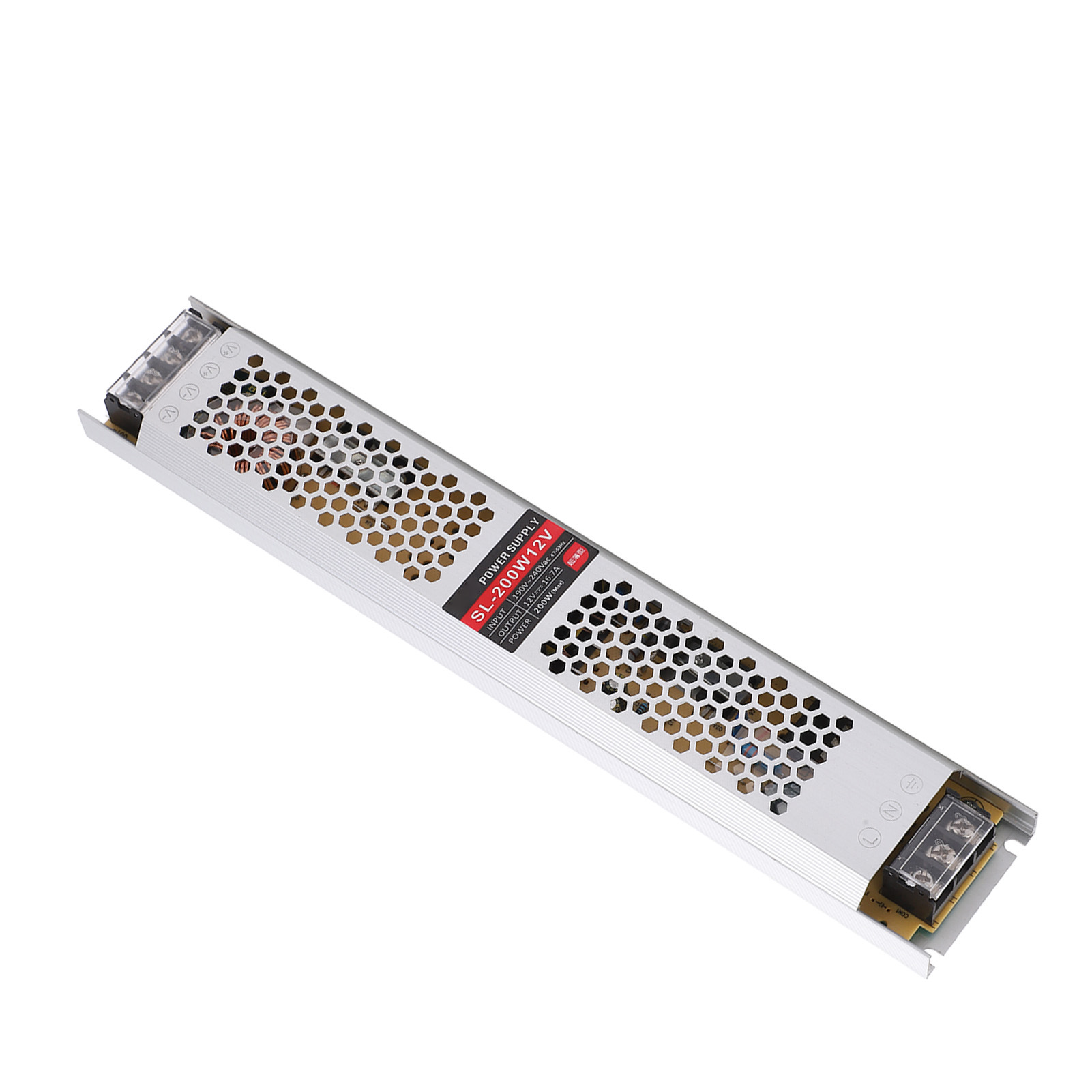 Ultradünnes Led-netzteil, 190–240 V Ac Eingang, 12 V, 16,7 A, 200 W Ausgang, Konverter Für Beleuchtung