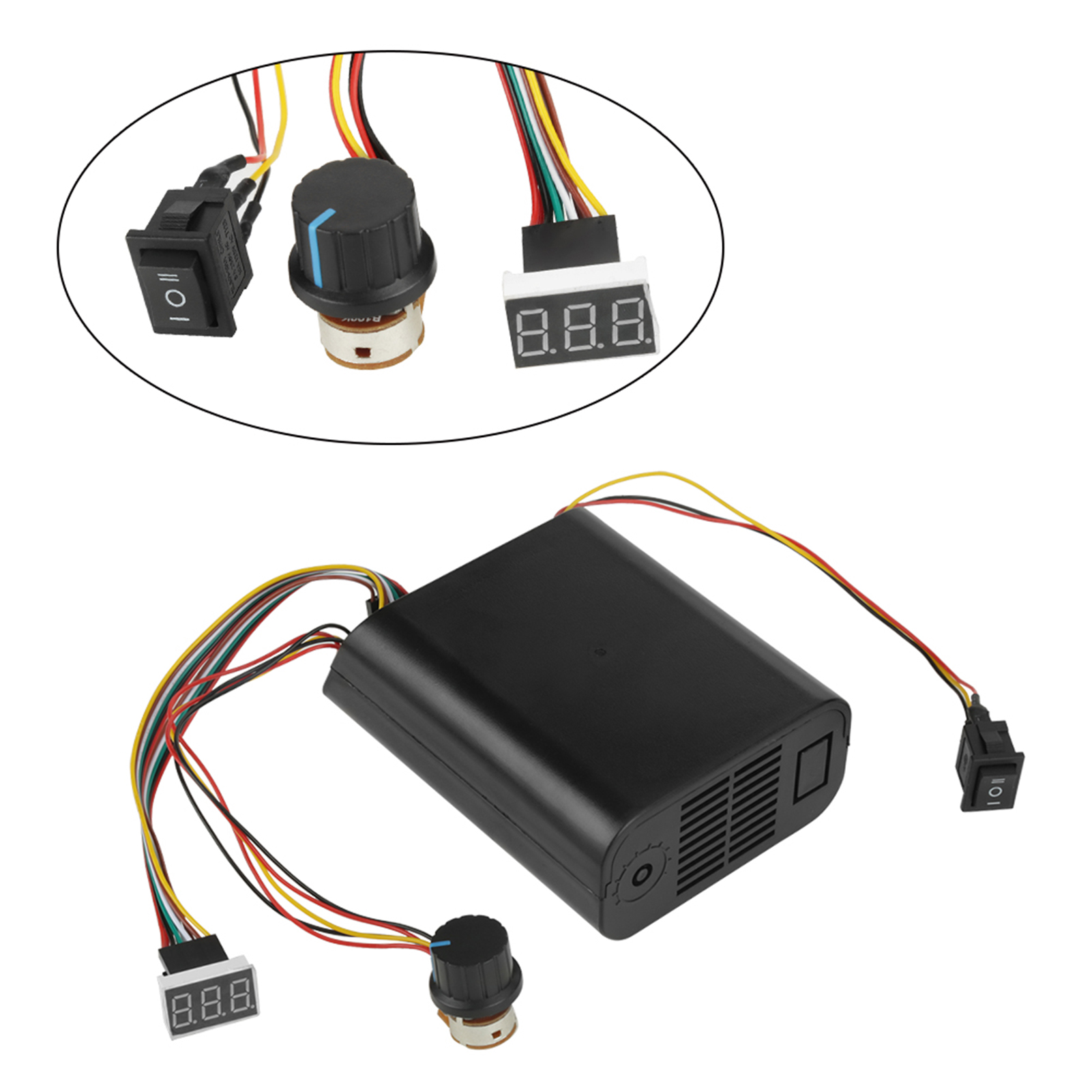 Dc 10-55v 40a Digitalanzeige Dc-motor-drehzahlregler Cw/ccw Reversierschalter