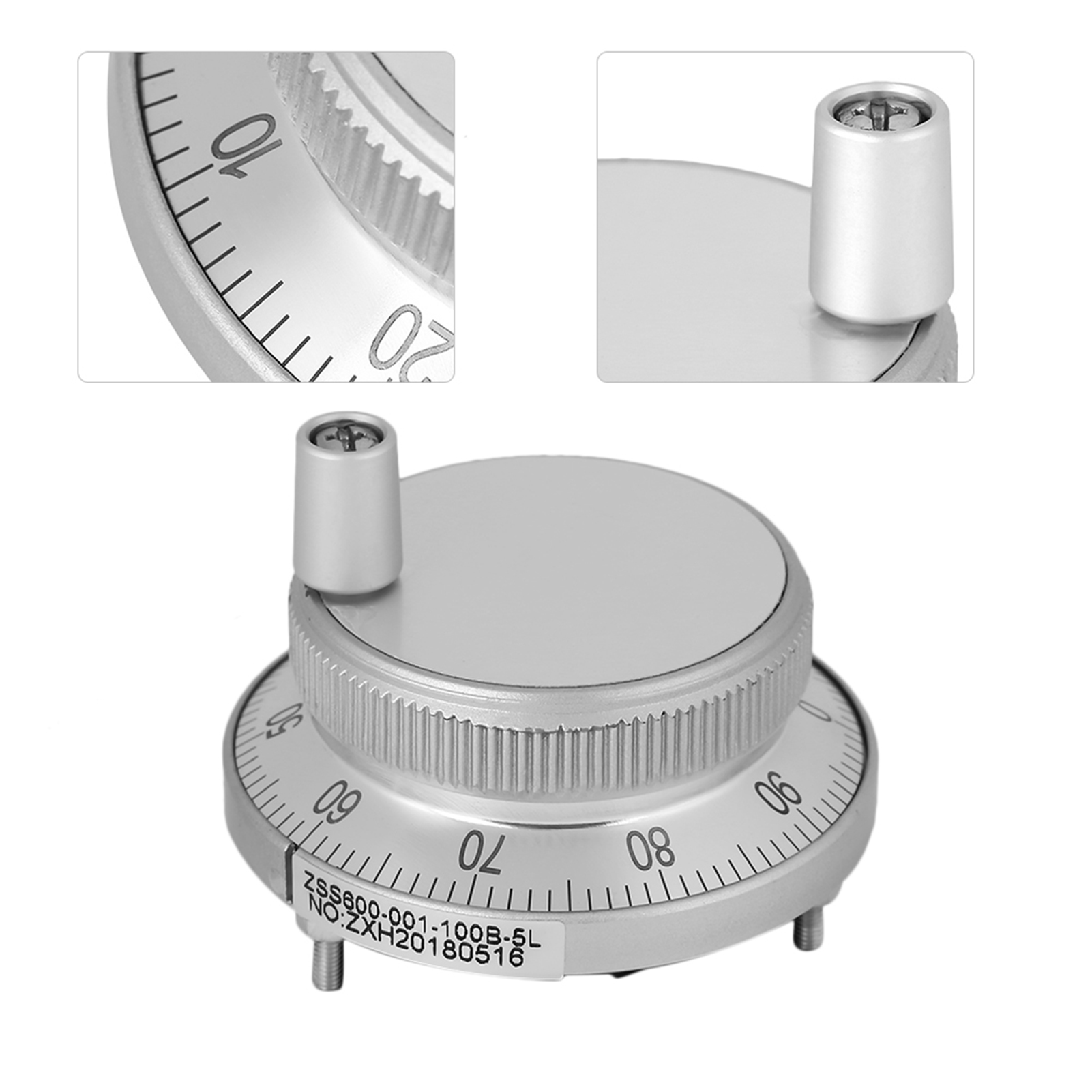 5v 60mm Handrad-impulsgeber Für Fräsmaschinen- Und Routersteuerung (weiß)