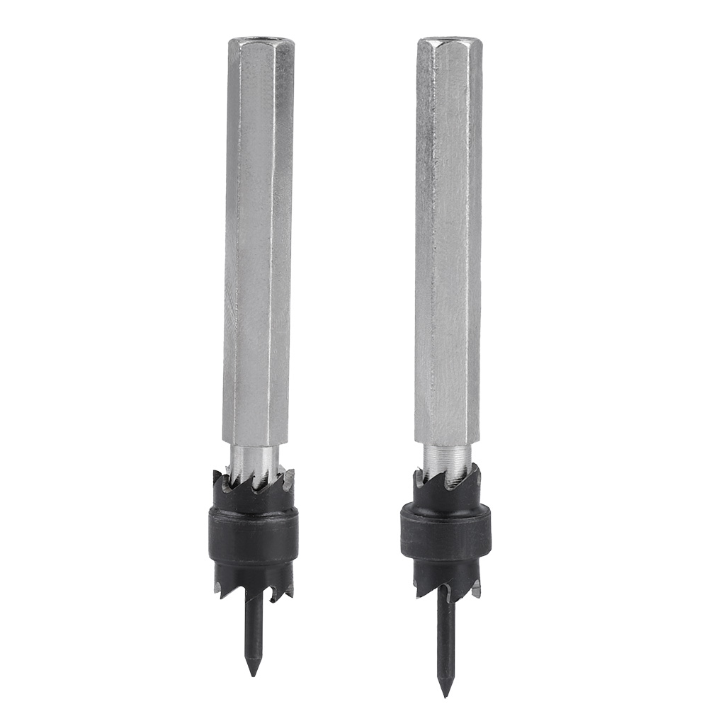 2 Stück Hss-rotationspunktschweißbohrer Mit Hartmetallbit 3/8" + 5/16