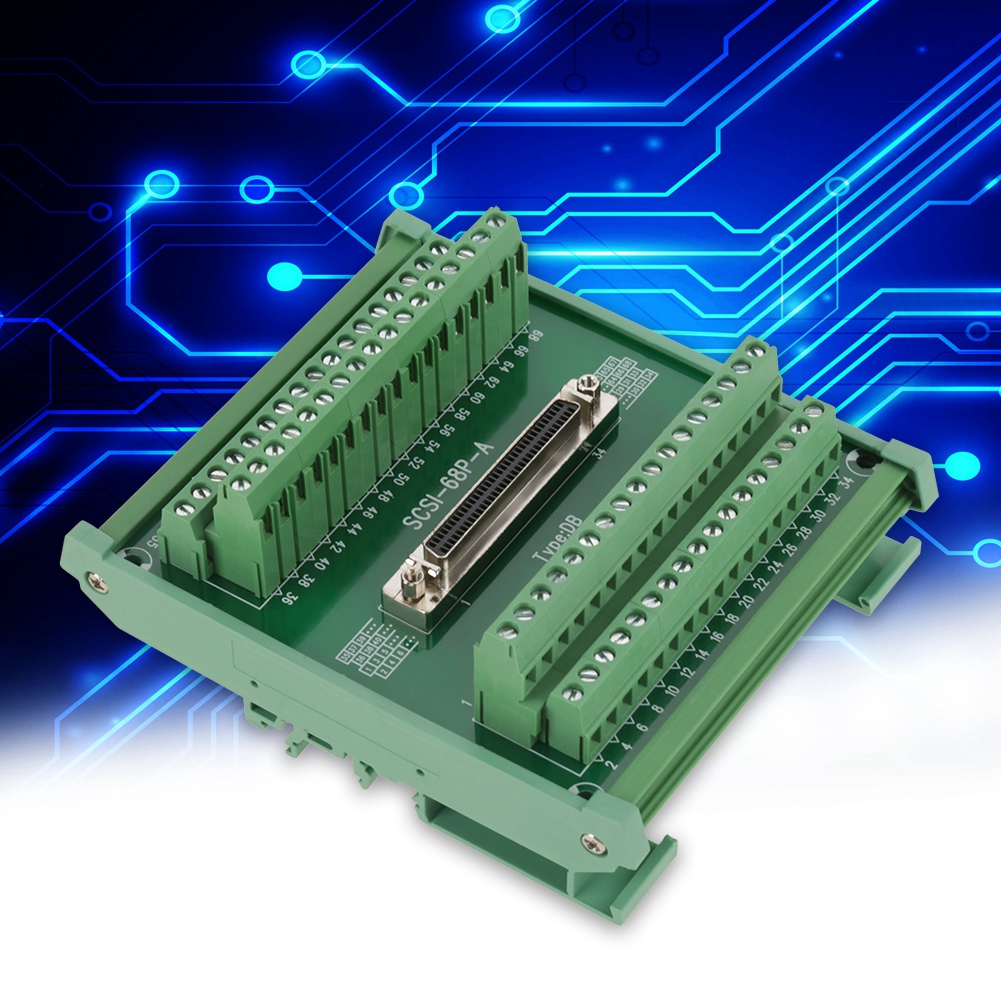 Scsi68 68-poliges Db-typ-buchsen-breakout-board-terminalmodul