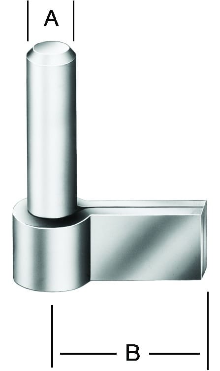 Kloben 16 x 65 mm Scharniere - Vormann