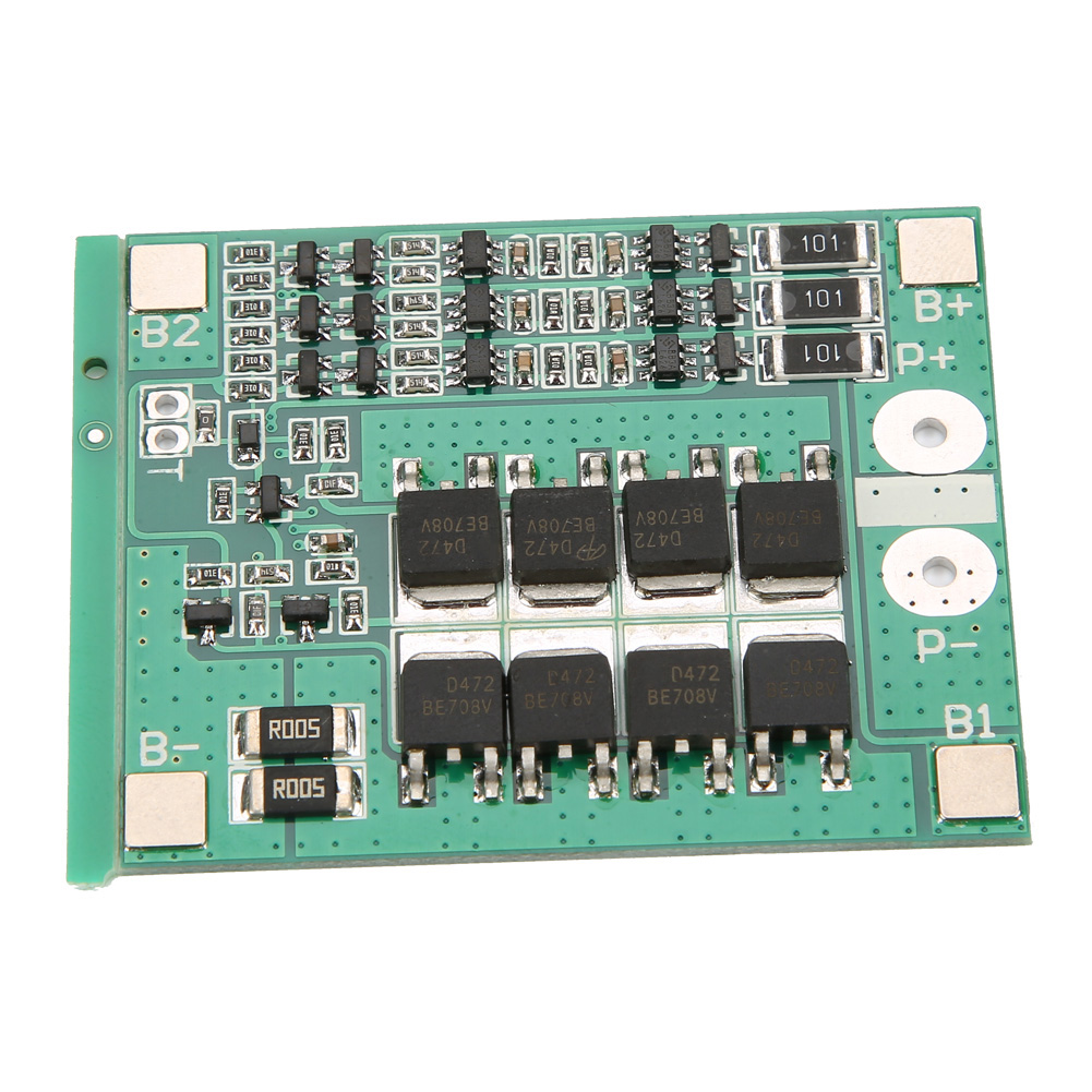 3s 12v 25a Lithium-batterieschutzplatine (pcb) Mit Bms Und Balancerschaltung