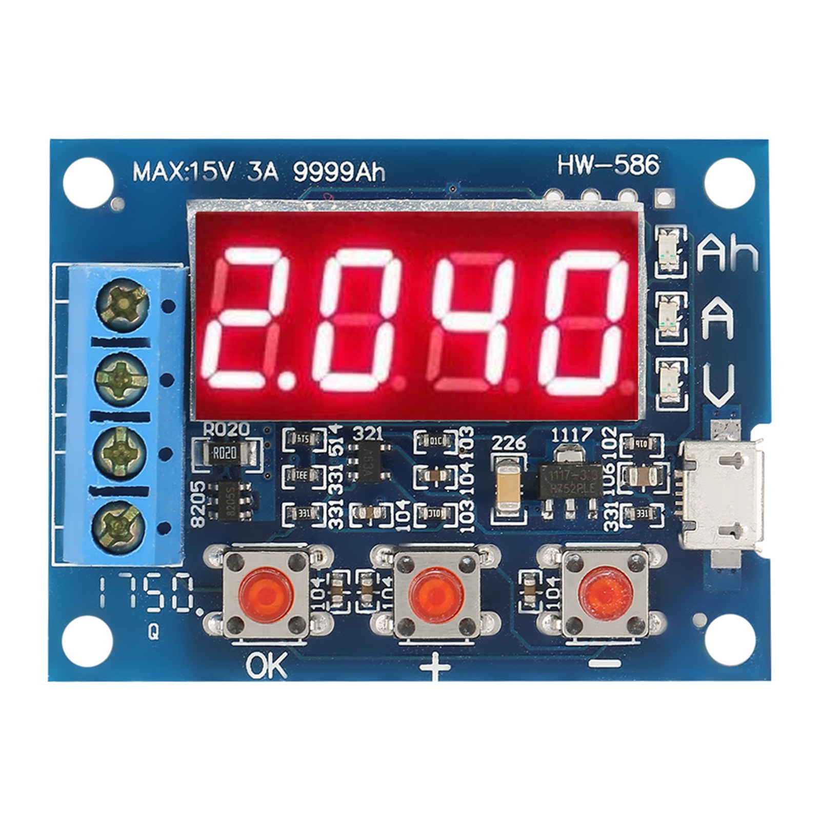 1,2–12 V 18650 Lithium-ionen-bleiakku-kapazitätsmessgerät Und Entladetester/analysator
